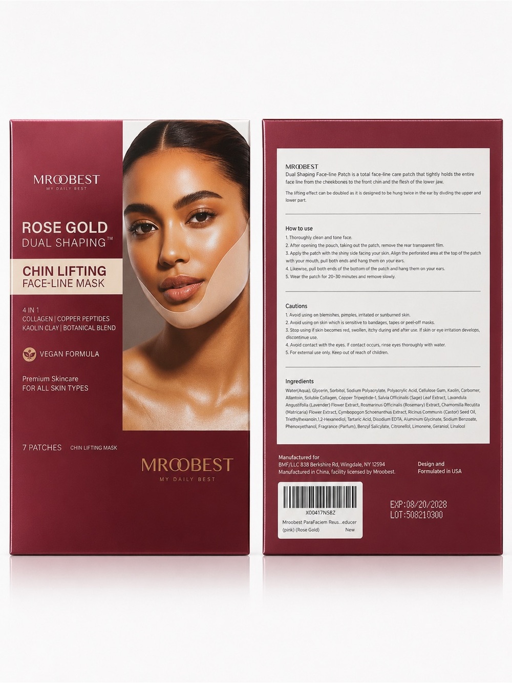 MR00BEST Rose Gold Face-Line Shaping Patch